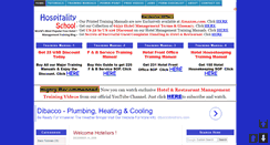 Desktop Screenshot of hospitality-school.com